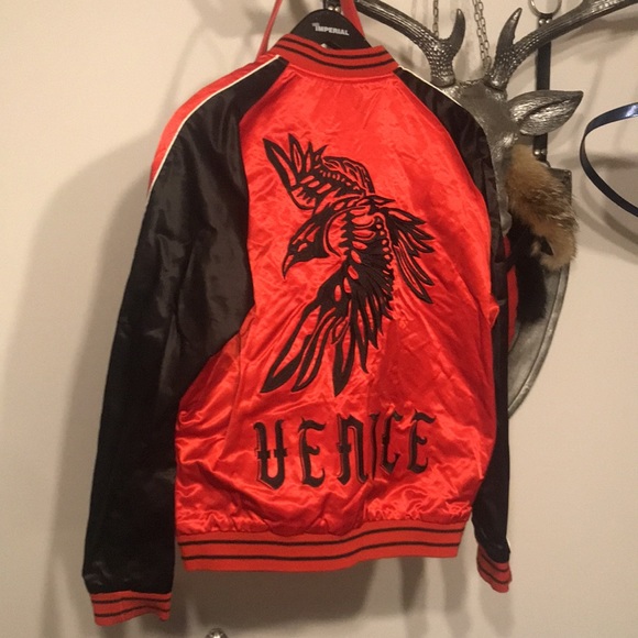 Satin bomber jacket Diesel - Picture 2 of 5